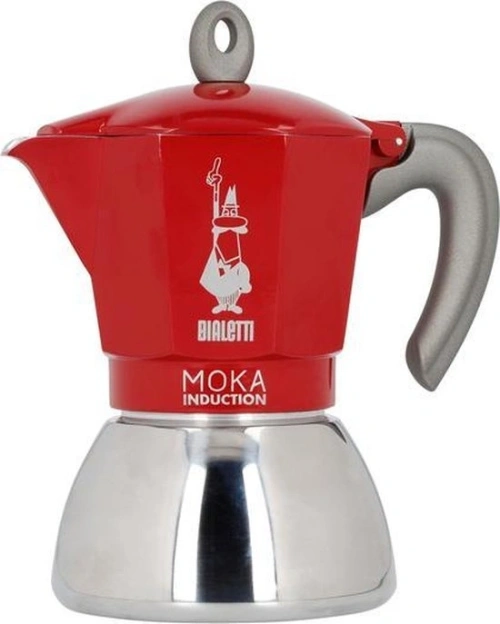 Bialetti Moka Induction 6 Rood