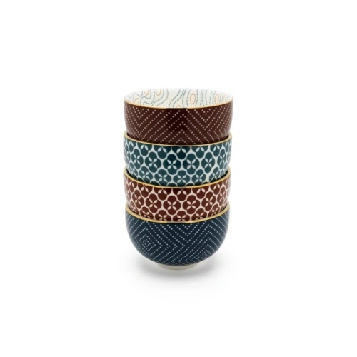 Bredemeijer Pucheng Tea Bowl Color (Set van 4)
